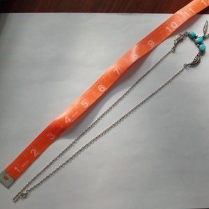 Turquoise and sterling necklace